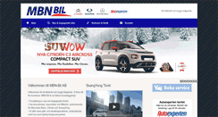 Desktop Screenshot of mbnbil.se